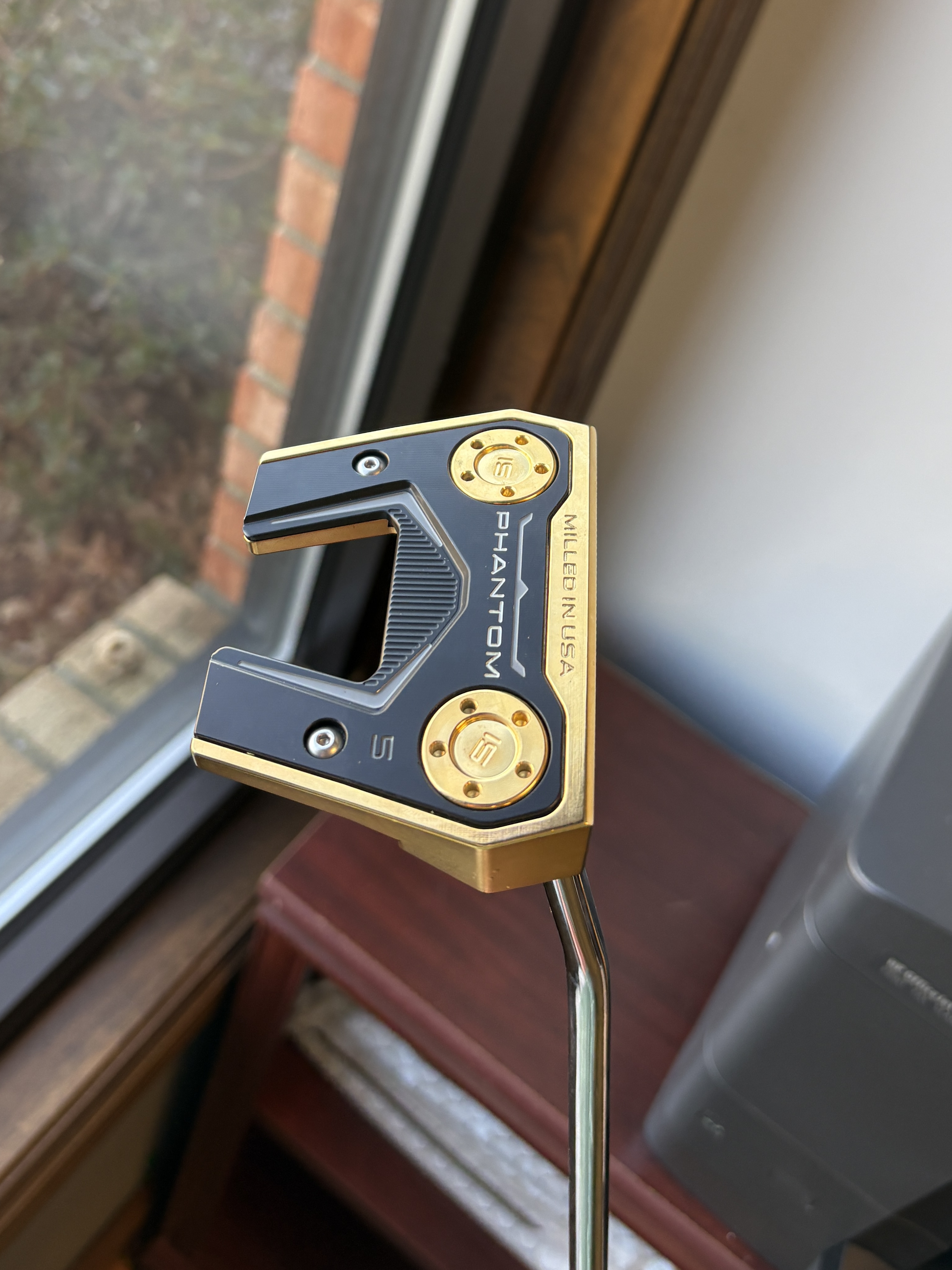 Gold plated putter 2