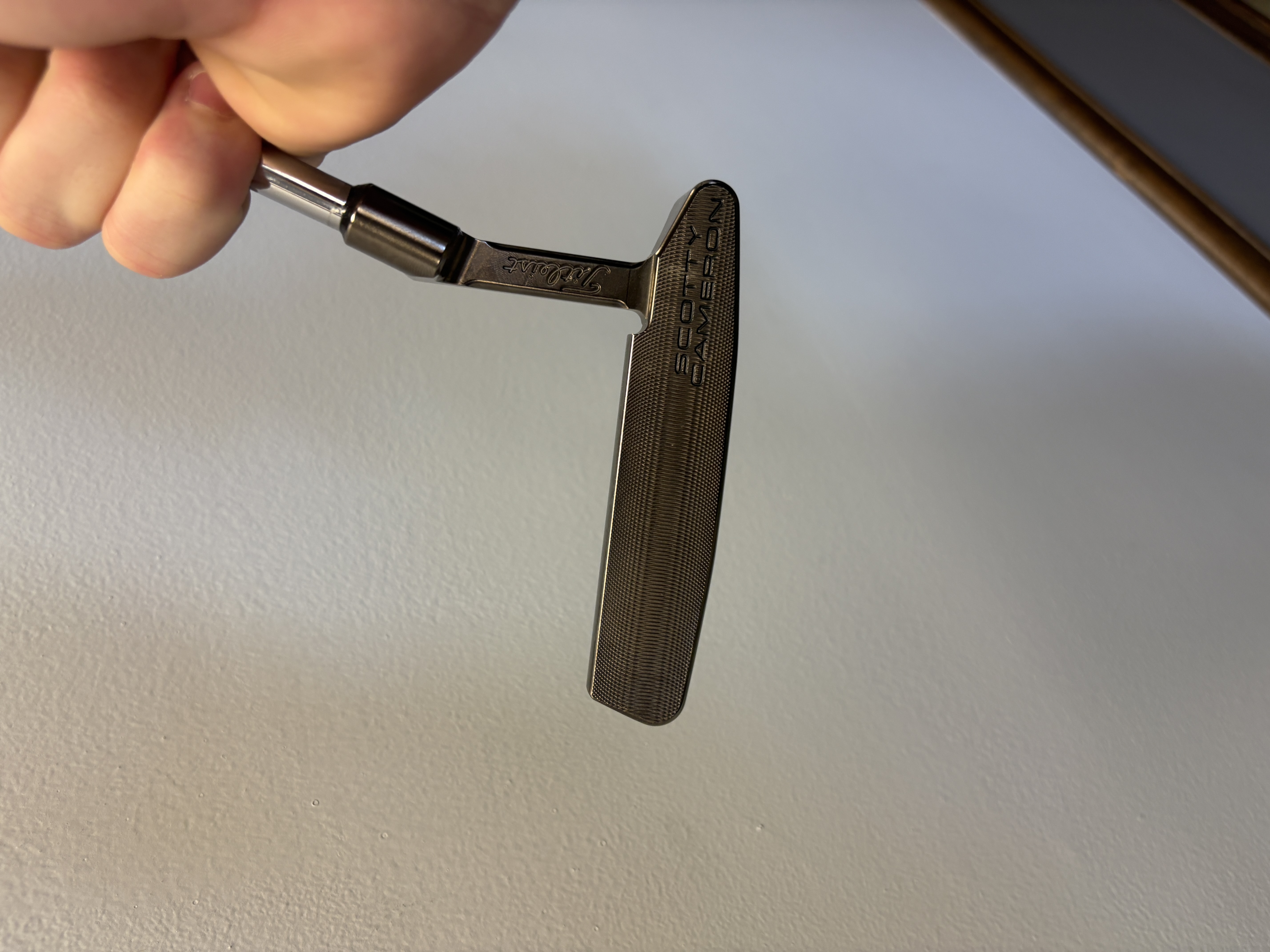 Gold plated putter 3