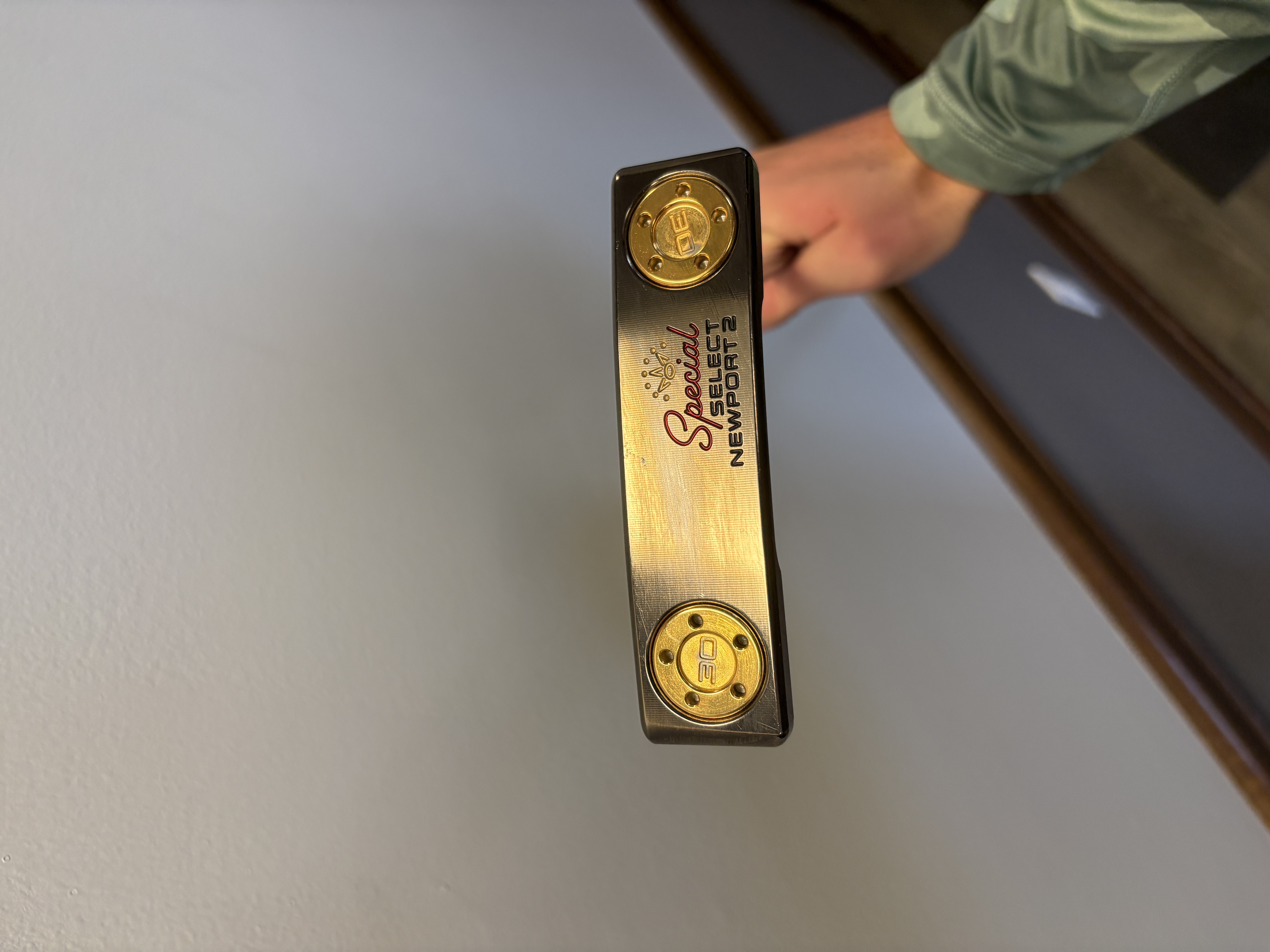 Gold plated putter 5