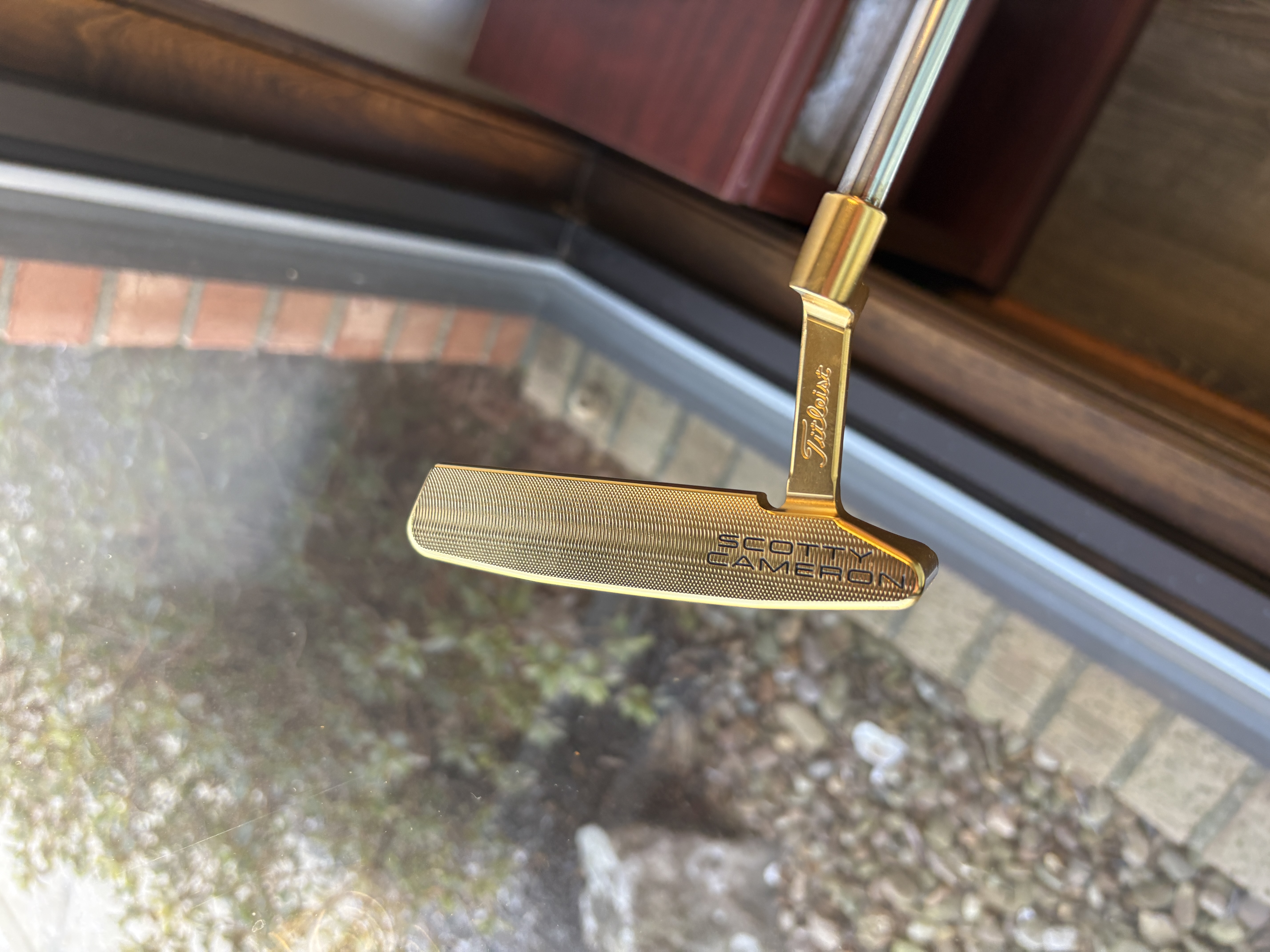 Gold plated putter 6