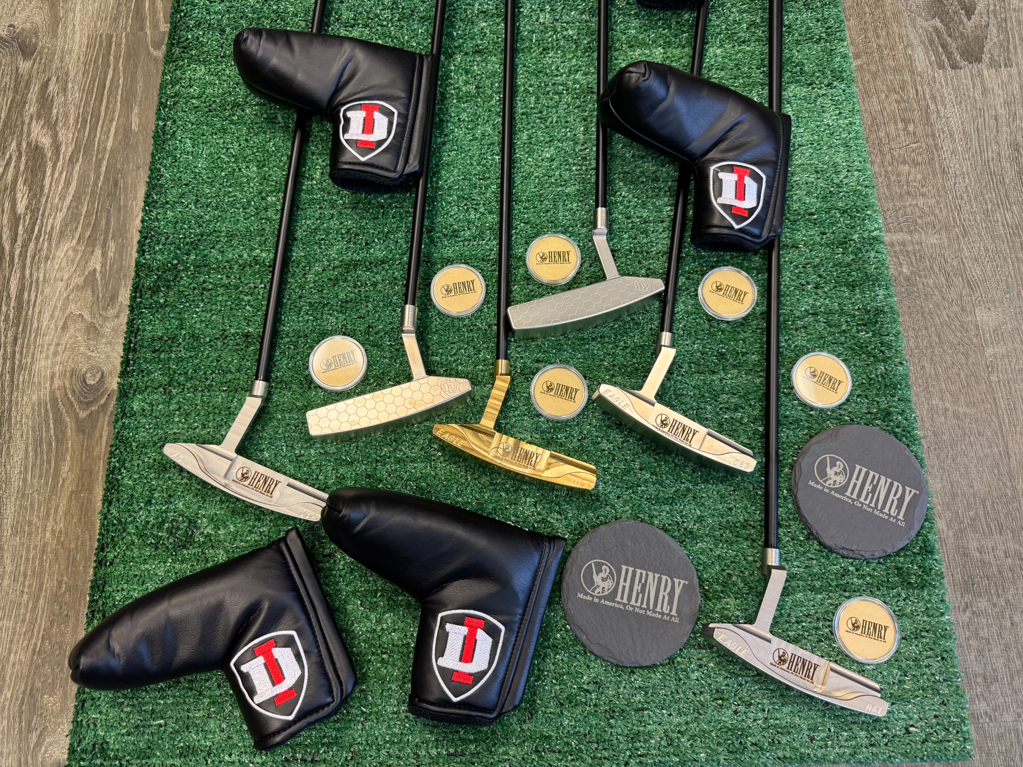DI Golf premium putters and accessories